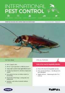 International Pest Control – January/February 2022 – Vol 64, Nr.1