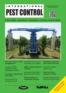 Cover image: The Duo Wing Jet from Martignani, Italy is able to reduce water used for spray operations by 90%, reduce work time and manpower by 70% and achieve a 95% drift-free effect.